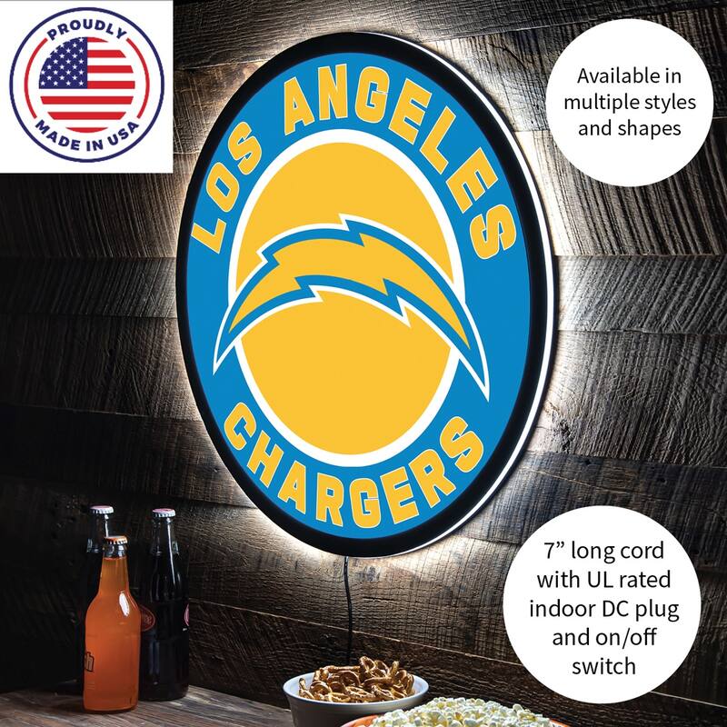 Los Angeles Chargers LED Lighted Sign