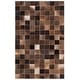 preview thumbnail 4 of 10, SAFAVIEH Handmade Studio Leather Sharilyn Natural Hide Leather Rug 2'3" x 5' - Brown/Beige - Rectangle