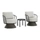 preview thumbnail 14 of 23, Spruce & Spring Patio Fruniture Outdoor Swivel Chair and Side Table