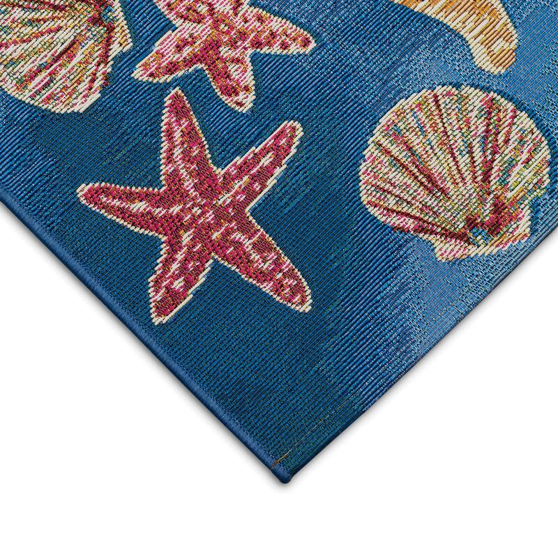 Liora Manne Esencia Shell We Dance Indoor/Outdoor Mat