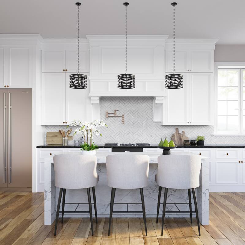 929 Lighting 2 Light 13.5 inch Pendant Fixture in Multiple Finishes - Matte Black