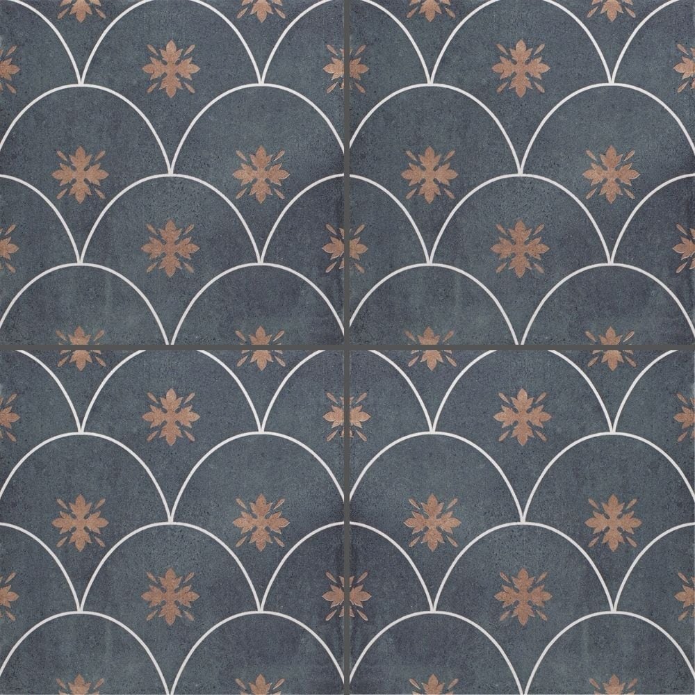 The Tile Life Velvet 8 x 8 Satin Porcelain Floor and Wall Tile