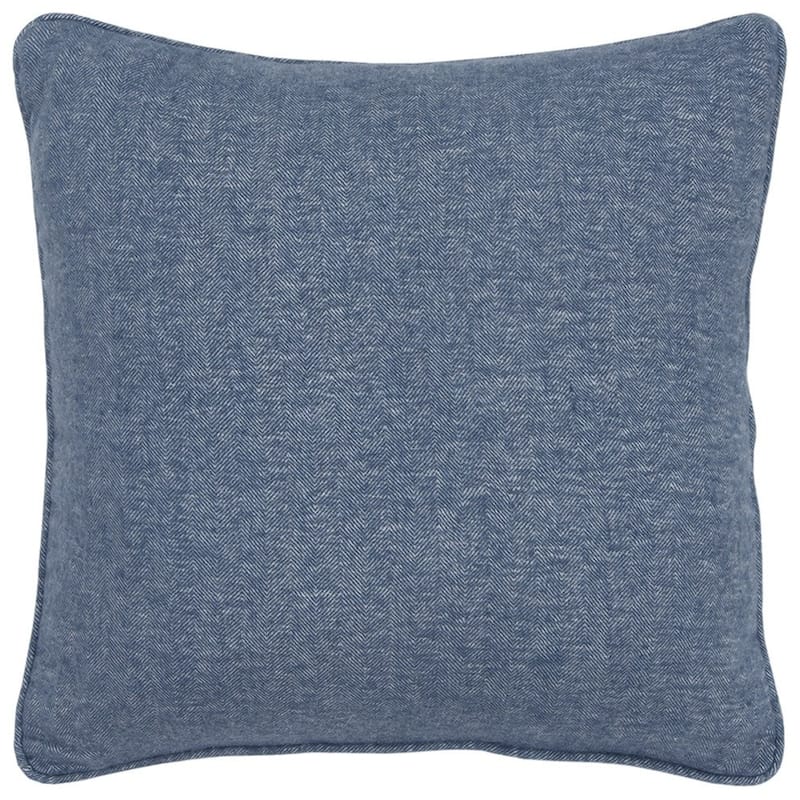 Blue Solid Classic Decorative Throw Pillow