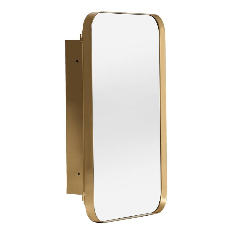 24"H x 16"W Recessed or Surface Mount Framed Medicine Cabinet