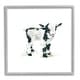 preview thumbnail 17 of 23, Stupell Baby Farm Lamb Minimal Country Animal over White Framed Wall Art - Black 17 x 17 - Grey