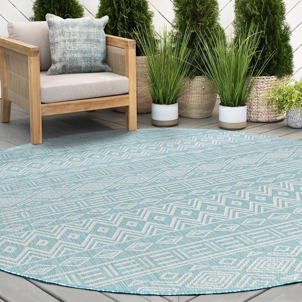 Exo Coastal Diamond Indoor/Outdoor Area Rug