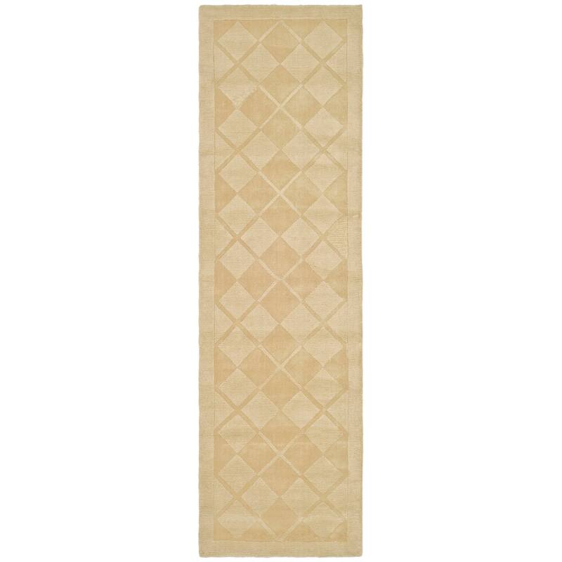 Martha Stewart by SAFAVIEH Argyle Wool Rug - 2'3" x 8' Runner - Hickory
