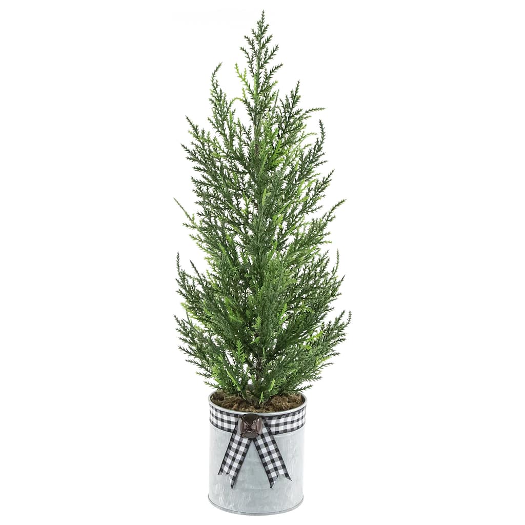 18.5" Artifical Cypress Christmas Tree Unlit