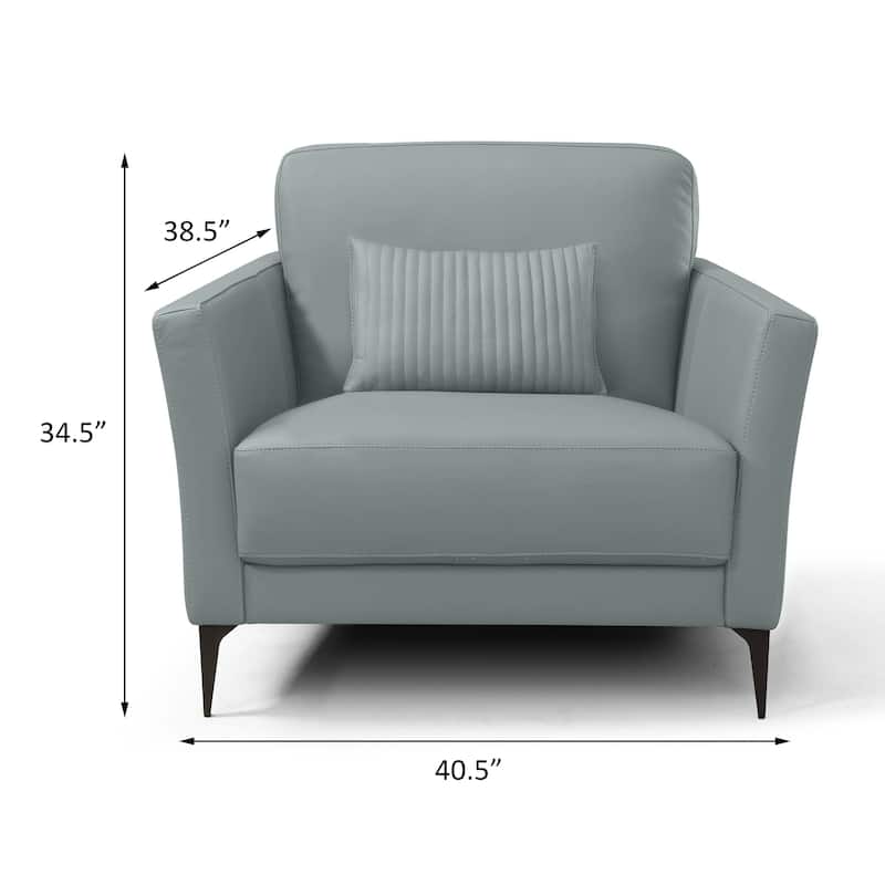 Cassis Arm Chair with Metal Leg