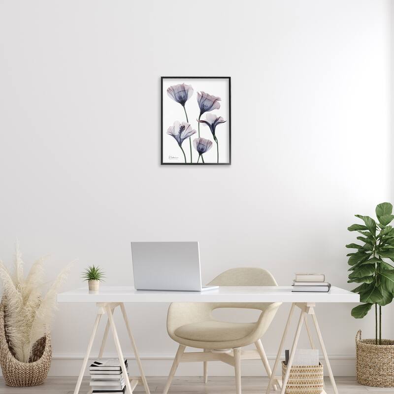 Stupell Subtle Fresh Flowers Framed Giclee Art Design By Albert Koetsier