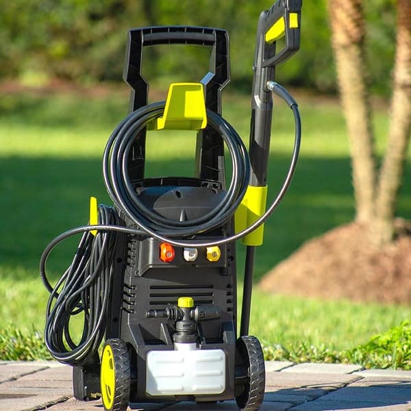Sun Joe SPX2599-MAX electric pressure washer with accessories