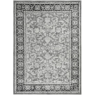 Everest Rugs Everest Fina Gray Traditional Oriental Area Rug - Bed Bath & Beyond ...