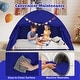 preview thumbnail 19 of 28, Gymax Twin Full Size Bed Tent w/2 Windows Flags for Boys & Girls Aged
