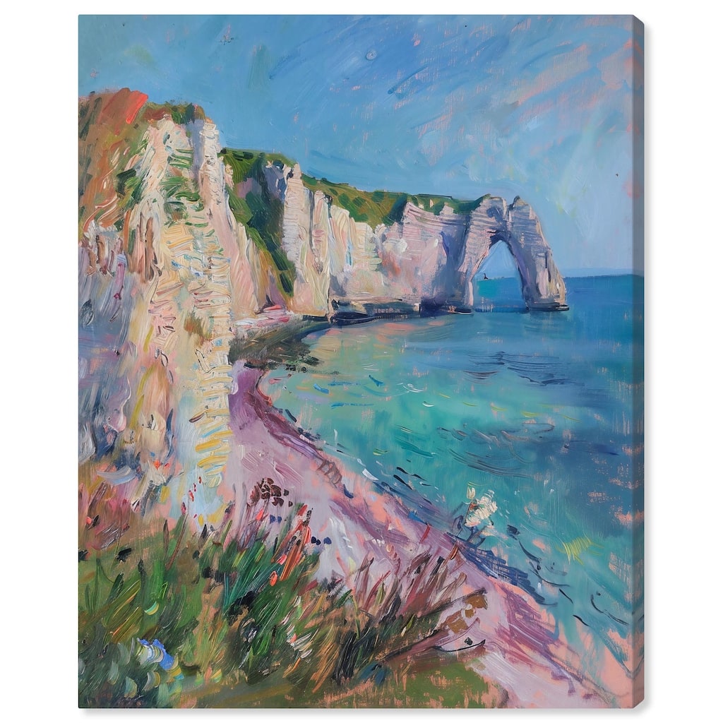 Cliffs of Etretat Canvas by Art Remedy, Gallery Wrapped