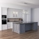 preview thumbnail 2 of 18, Hunter Laurel Ridge 6-Light Linear Chandelier - Kitchen Island, Dining Room - Modern Farmhouse, Candle, Industrial, Transitional
