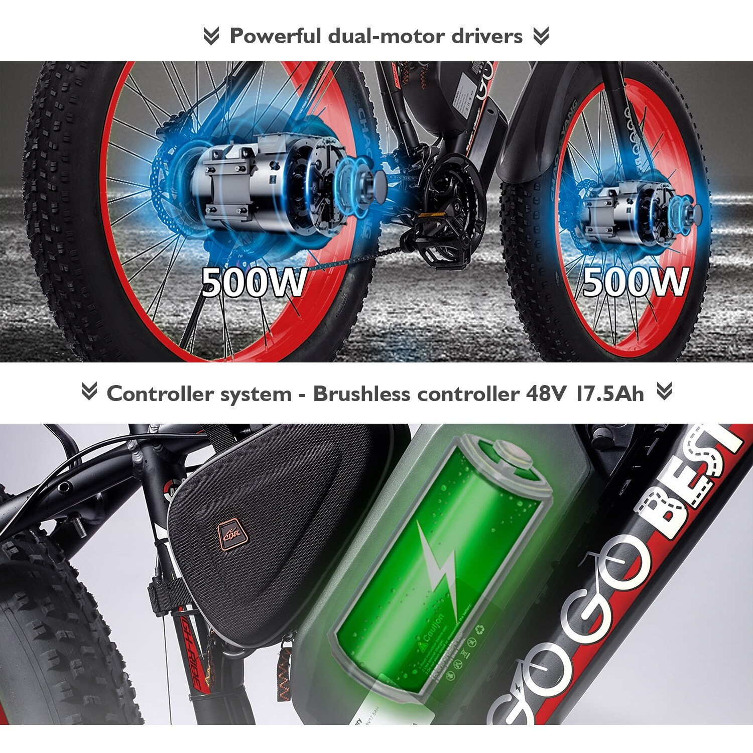dual drive electric bike