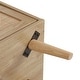 preview thumbnail 12 of 19, Anmytek Modern 2-Door Rattan Buffet Sideboard Kitchen Storage Cabinet for Living Room