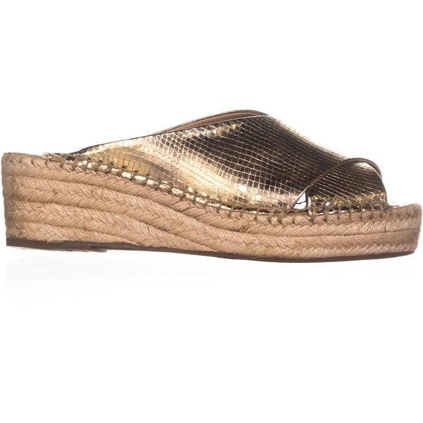 franco sarto gold sandals