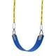 preview thumbnail 3 of 1, AGPtek Swing Set Children Flexible Rubber Swing Belt Seat Blue - M