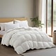 preview thumbnail 2 of 3, Heavyweight Extra Warmth White Goose Feather Down Fiber Duvet Comforter Insert