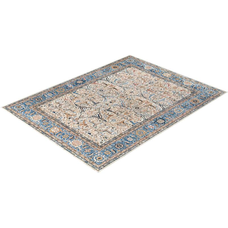 Serapi One-of-a-Kind Hand-Knotted Area Rug - Ivory - 9' 0" x 11' 10"
