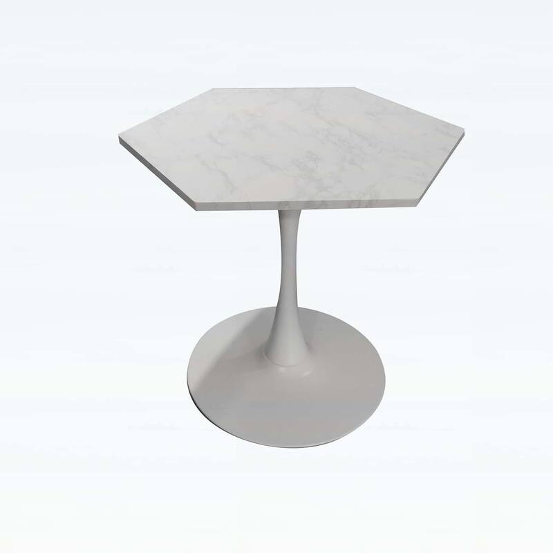 Modern Hexagonal Table,Ideal for Living Room,Kitchen,and Dining Area