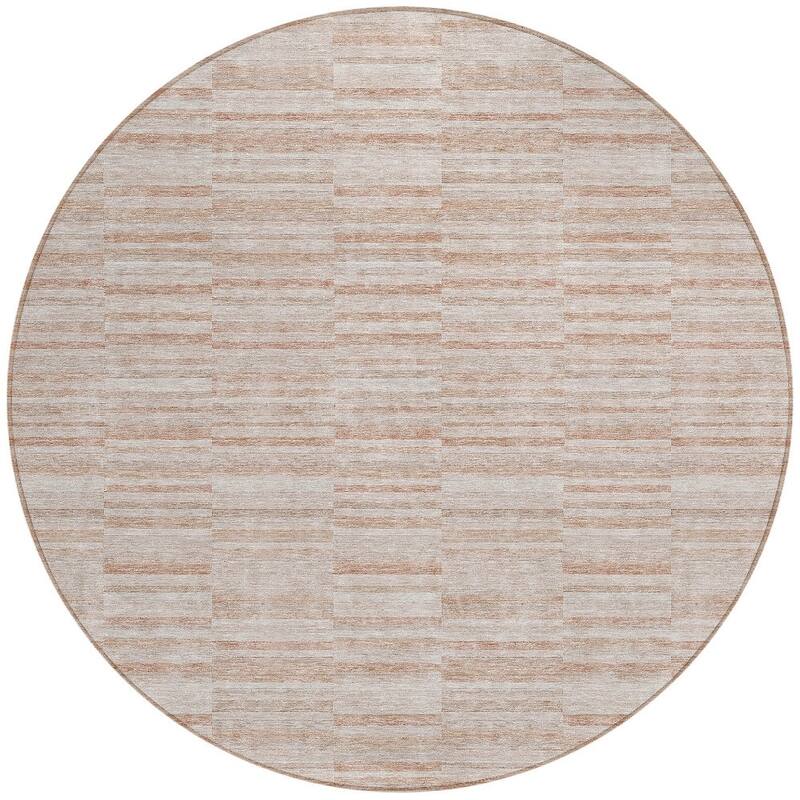 HomeRoots Striped Transitional Rectangle Outdoor Rug
