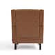 Upholstered Nailhead Trim Armchair Wingback Accent Chairs Set of 2