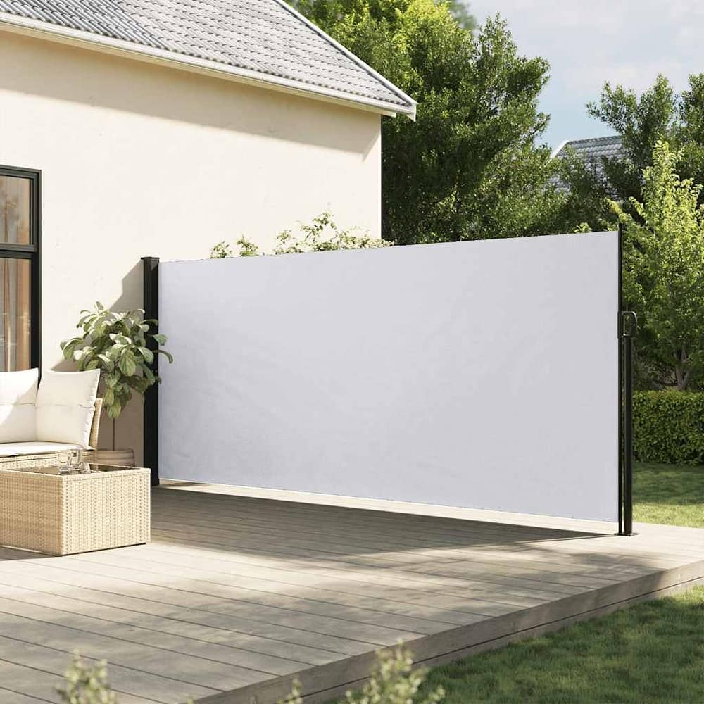 vidaXL Retractable Side Awning Patio Sun Shade Freestanding Privacy Screen