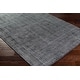 preview thumbnail 23 of 32, Branham Handmade Subtle Stripe Viscose Area Rug