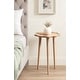 preview thumbnail 9 of 26, Kate and Laurel Alezar Scallop Wood Side Table