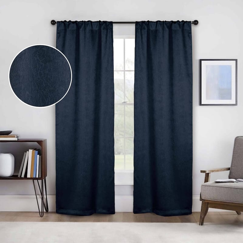 Superior Senna Washable Room Darkening Curtains, Set of 2 Panels