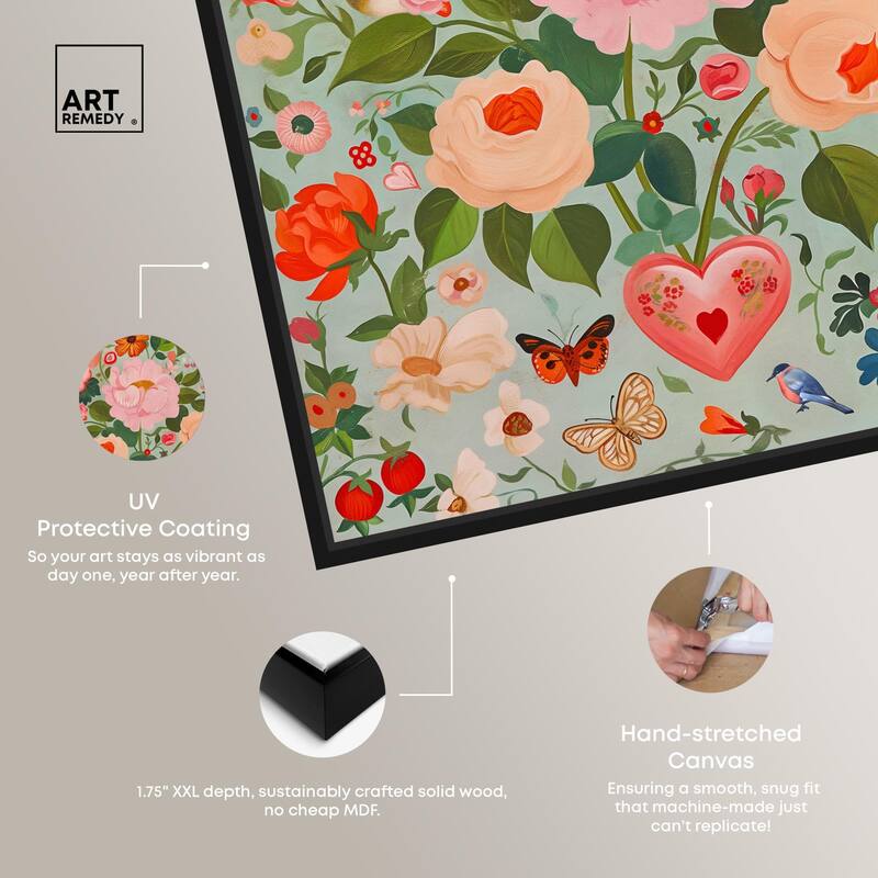 Festival of Flowers Canvas by Art Remedy