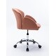 preview thumbnail 9 of 8, Modern Swivel Office Chair with Casters, Adjustable Lift Height, Pink