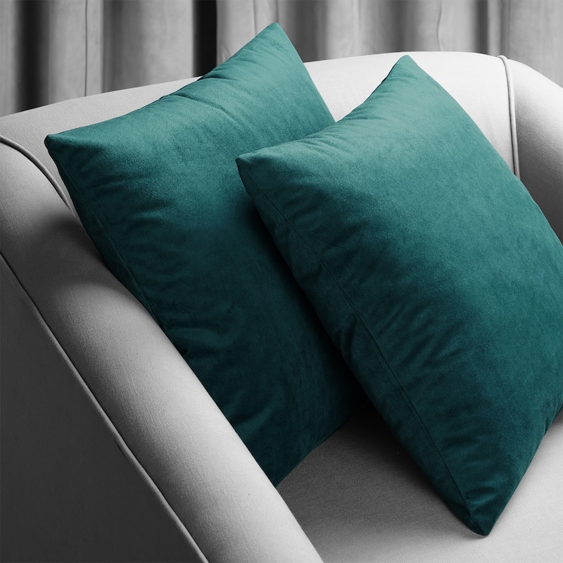 Exclusive Fabrics Signature Velvet Cushion Cover (Set of 2)