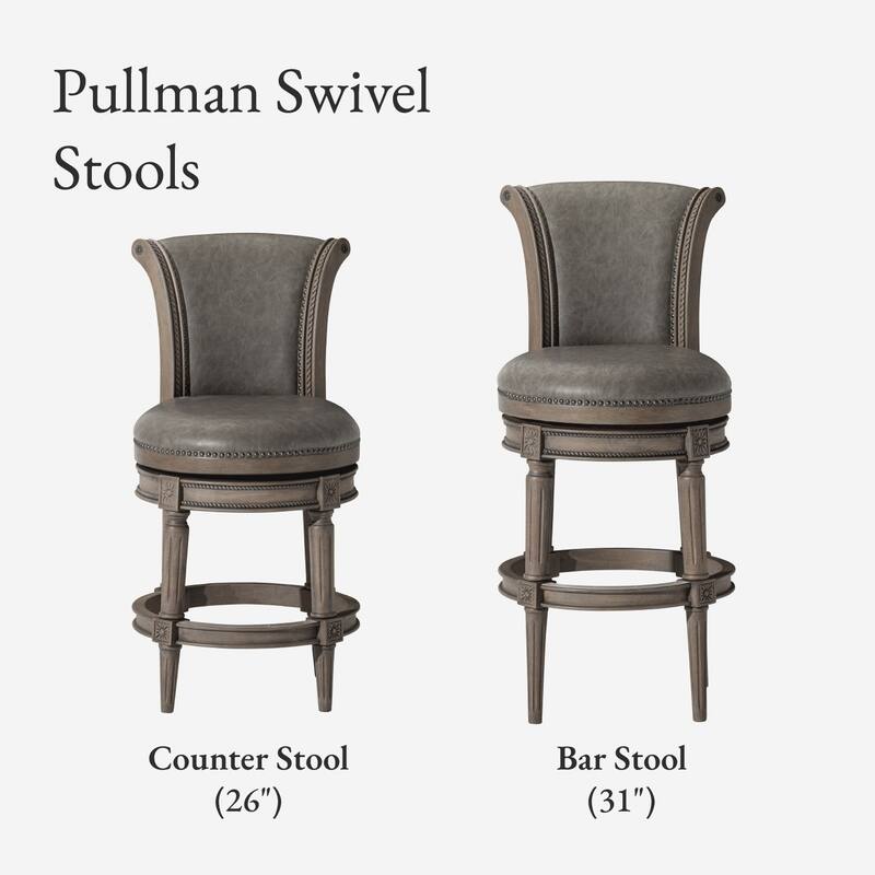 Maven Lane Pullman Swivel Kitchen Stool