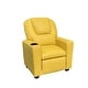 preview thumbnail 15 of 13, Marisa 23"W PU Leather Kids Recliner Chair with Cup Holder