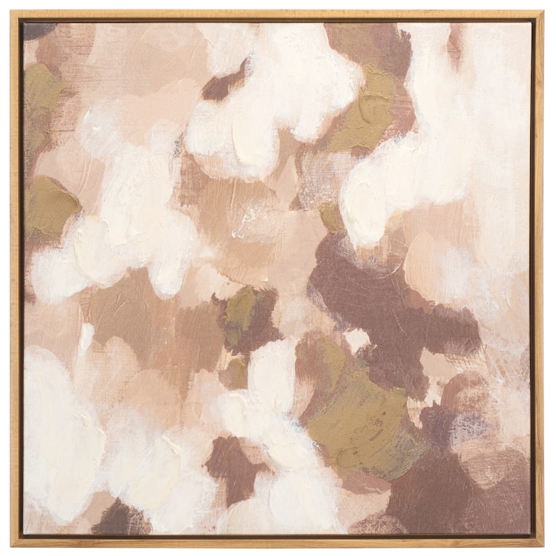 SAFAVIEH Home Coffee Cake 24-inch Brown/Cream Framed Wall Art - Brown/Creme
