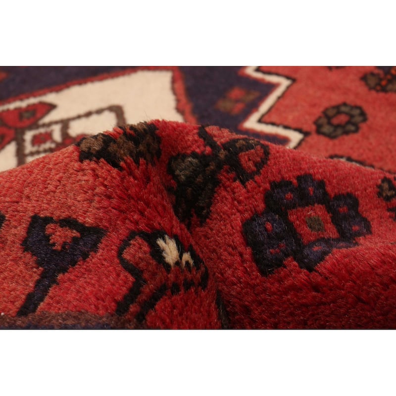 ECARPETGALLERY Hand-knotted Andelz Red Wool Rug - 3'1 x 4'6