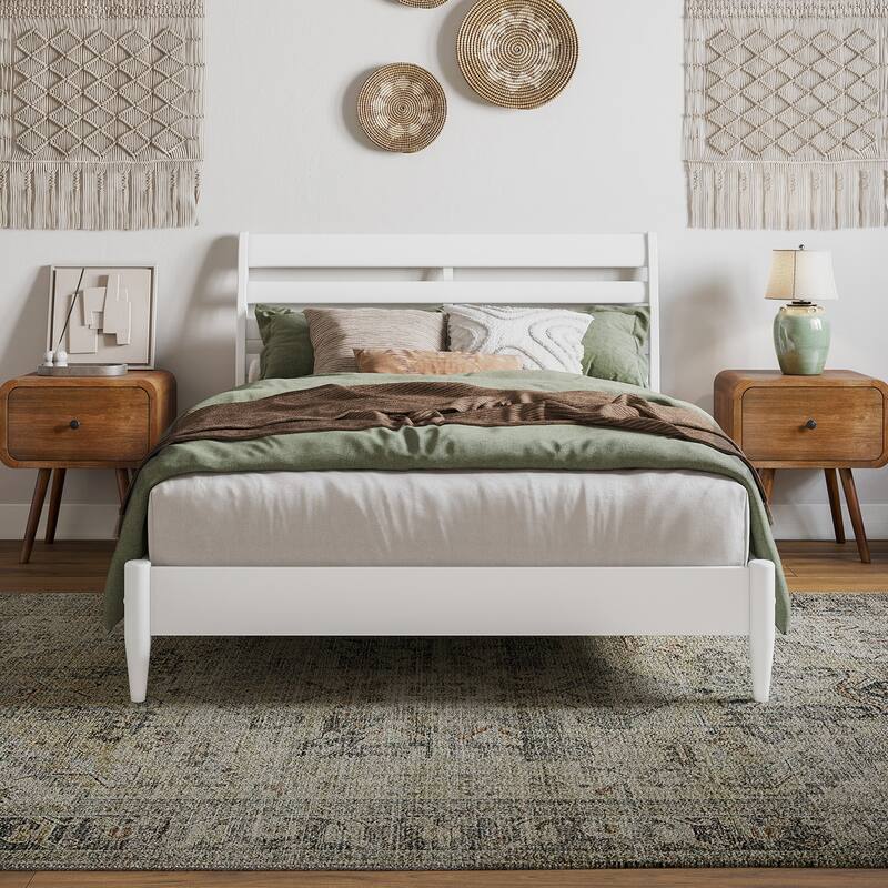 Savannah Solid Wood Low Profile Platform Bed