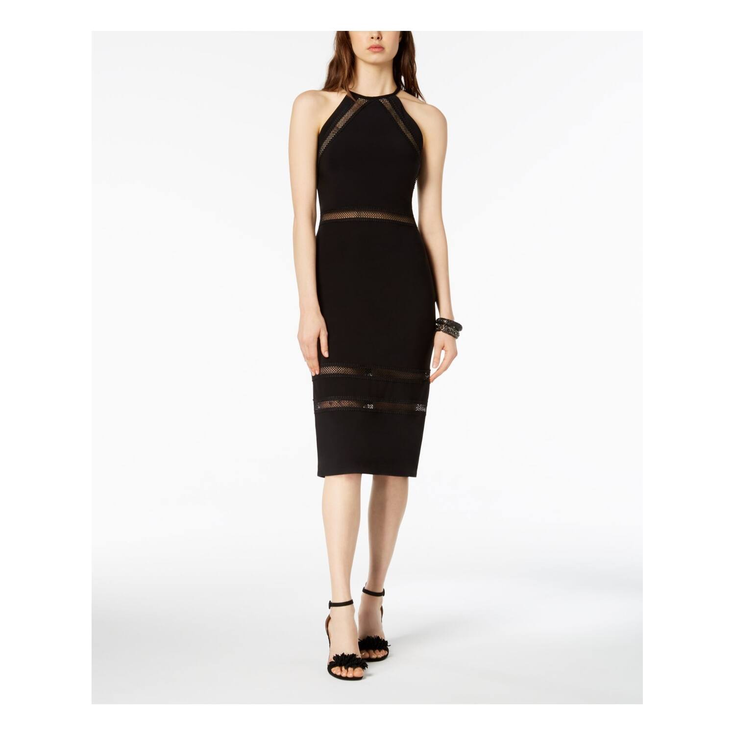 halter midi cocktail dress