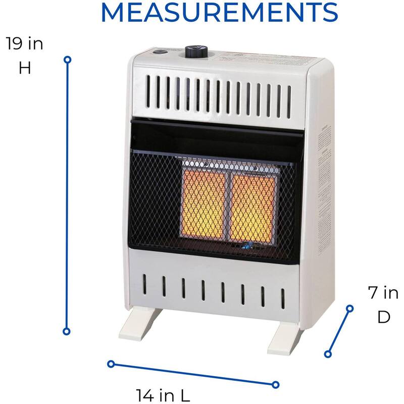 Duluth Forge MN100TPA-B 10,000 BTU Natural Gas Portable Heater with