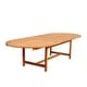 preview thumbnail 5 of 12, Amazonia FSC Teak Ravello 13pc Outdoor Patio Dining Set with Cushions - 13 pc