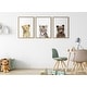 preview thumbnail 3 of 10, Kate and Laurel Sylvie Lions and Tigers and Bears Framed Canvas by Amy Peterson - Gray