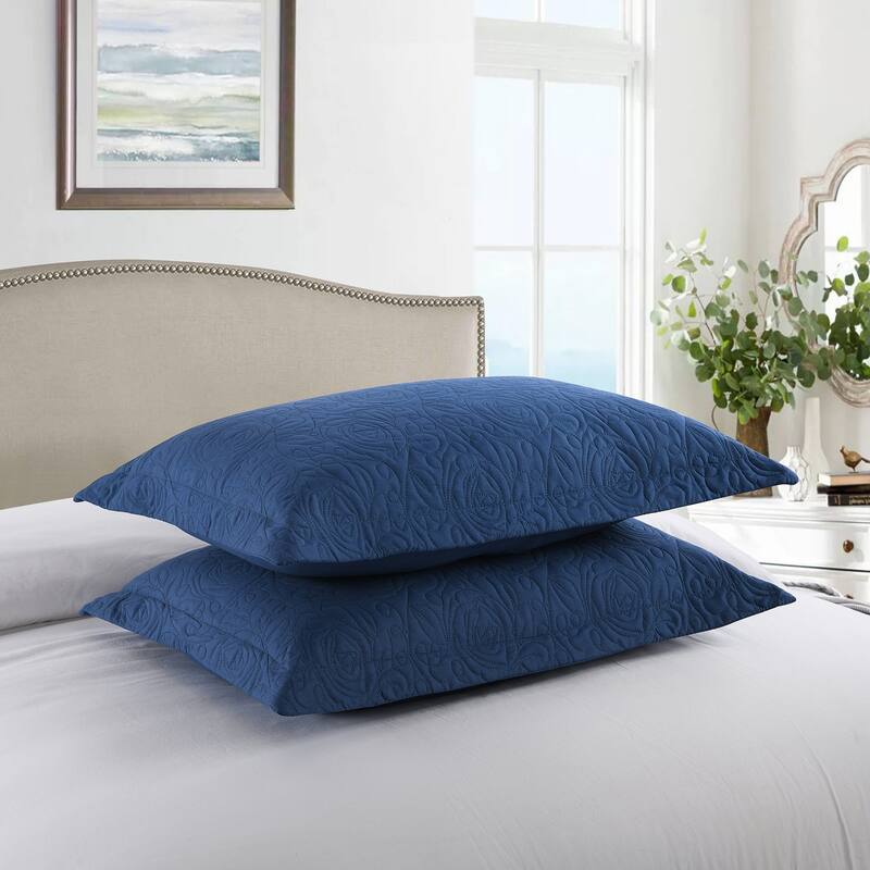 Porch & Den Manor Embroidered Pillow Sham (Set of 2)