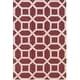 preview thumbnail 20 of 30, Hand-Tufted Korolevu Wool Area Rug Burgundy - 3' x 5'