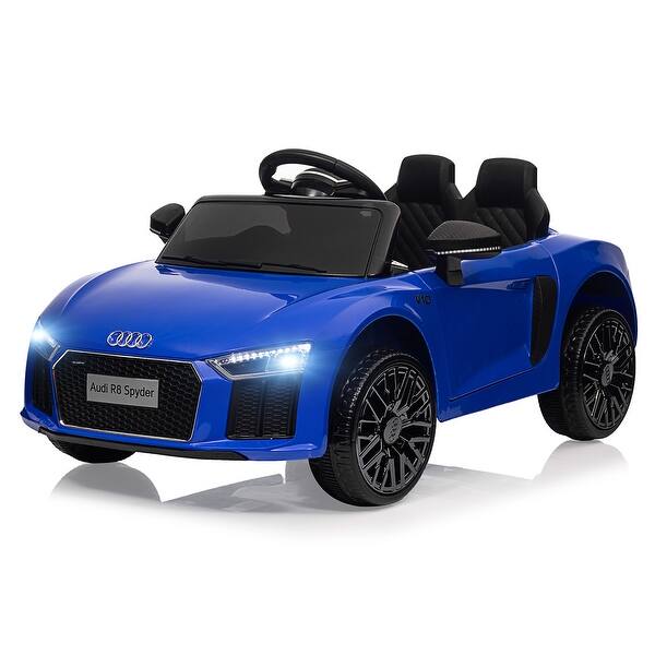 slide 2 of 9, Ride On Car Licensed by Audi w/Remote Control Blue