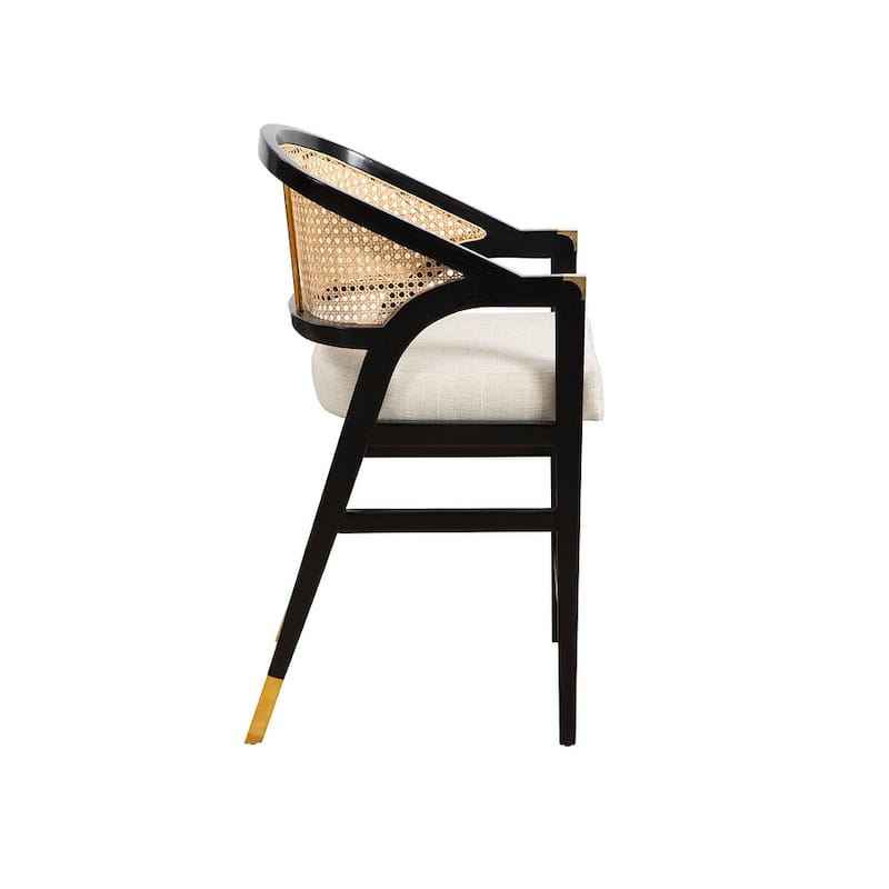 Furniture Classics Wood Black Royce Counter Barstool