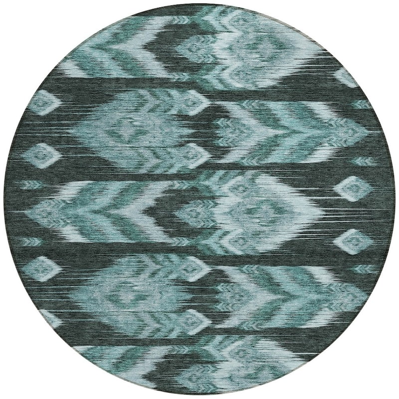 HomeRoots Southwestern Transitional Rectangle Outdoor Rug