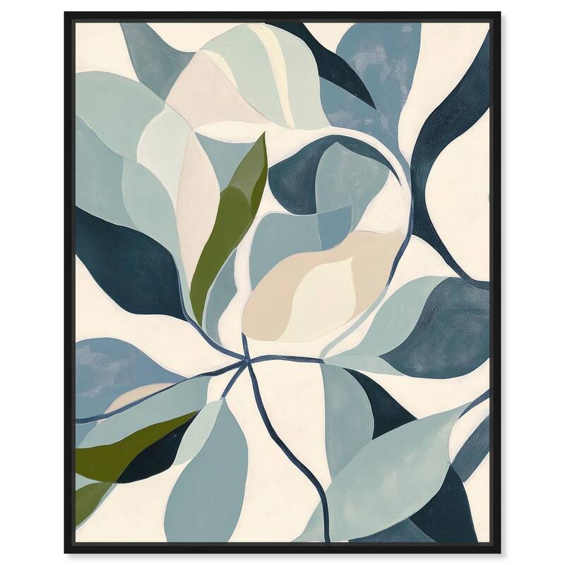 Woven Botanicals II Canvas by Art Remedy - 16" x 20" - Black